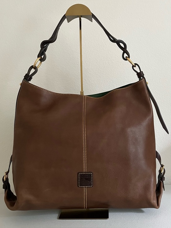Dooney & Bourke Handbags - Dooney & Bourke Florentine Medium Twist Sac Shoulder Bag in elephant